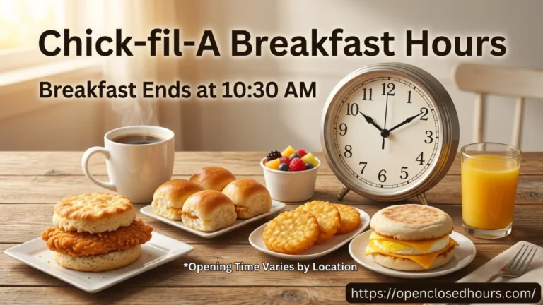 Chick-fil-A Breakfast Hours