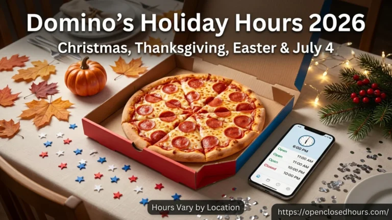 Domino’s Holiday Hours