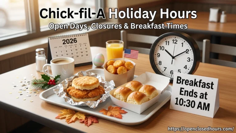 Chick-fil-A Holiday Hours