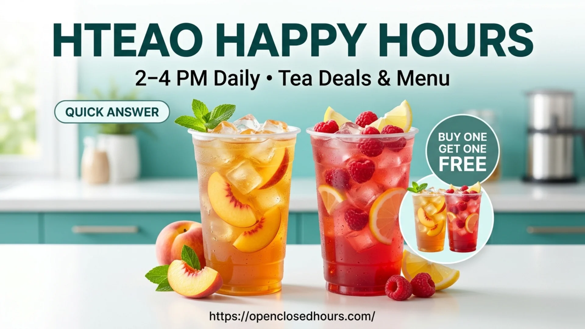 HTeaO Happy Hours