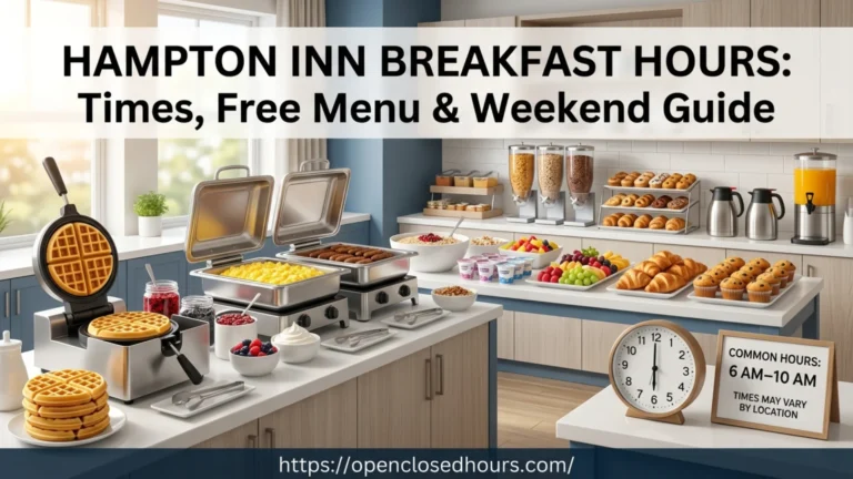 Hampton Inn Breakfast Hours